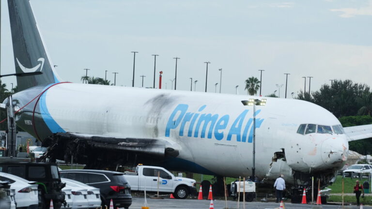 Amazon suspends use of 21 Air, cargo carrier whose plane careened off Miami runway